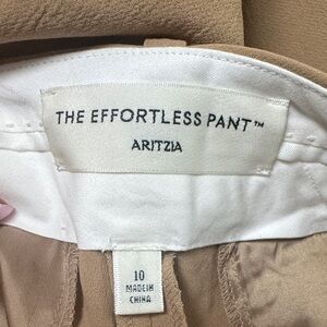 Aritzia The Effortless Pant in Beige size 10